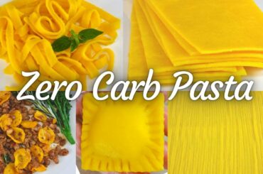 Flourless Egg White Keto Pasta | 0.7g Carbs | Low Calorie Noodles