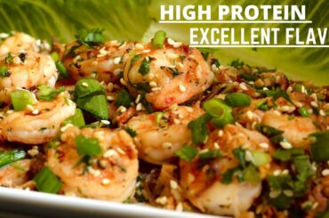 Healthy Prawn Recipe For Diet | How To Make Healthy Garlic Shrimp | Quick Garlic Prawns Recipe