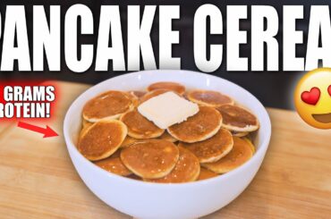 ANABOLIC PANCAKE CEREAL | Easy High Protein Bodybuilding Breakfast Recipe!
