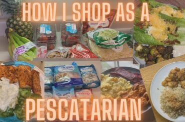 PESCATARIAN Grocery Haul/Meal Prep! | Pescatarian Diet | low calorie recipes