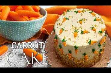 carrot cake /carrot cake & butter cream frosting recipe/healthy carrot cake