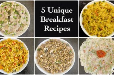 Monday to Friday Unique and Healthy Breakfast Recipes for everyone