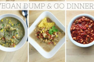 DUMP DINNERS | Healthy Slow Cooker Recipes (Meal Prep)