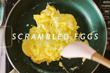SCRAMBLED EGGS - How To Make Perfect Scrambled Eggs for Breakfast