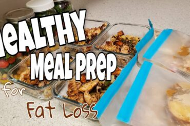 Healthy Meal Prep for FAT LOSS | CALORIE DEFICIT & DAIRY FREE