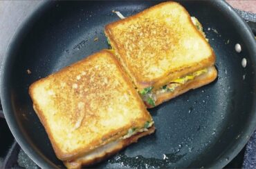 Tasty Egg Sandwich Breakfast | Quick & Easy Breakfast Recipe | Omelette Sandwich | The Village Foods