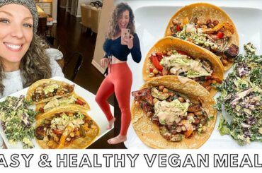Easy & Healthy Vegan Meals - GREAT FOR WEIGHT LOSS & MAINTENANCE // Plant Based (Sheet Pan Fajita)