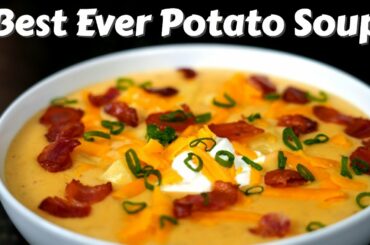 The BEST Potato Soup Recipe Ever! | #MrMakeItHappen