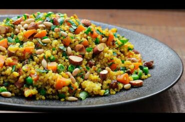 Curry Flavoured Quinoa (Plant-Based) | Healthy Vegan Quinoa Recipe For Dinner | Quinoa Recipes