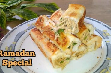 Healthy Cheesy Chicken Bread Rolls Recipe || Easy & Quick Snacks Recipe || Yummy Kid's Tiffin Idea