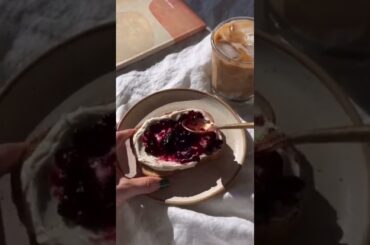 Yogurt Toast Recipe. Healthy Snack Ideas. #Shorts