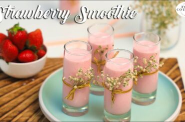 Strawberry Smoothie - Seasonal Recipe  | Healthy Winter Smoothie | Chetna Patel Recipes