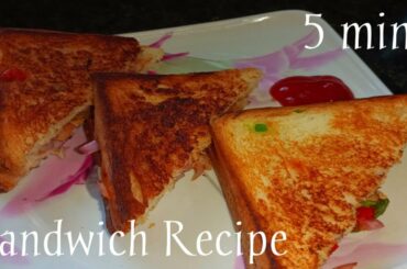 5 Mins Sandwich Recipe | Sandwich Recipe in Kannada | Easy Sandwich Recipe | Quick Sandwich Recipe