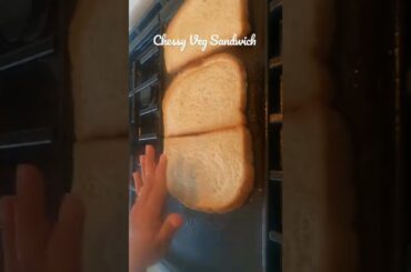 Fresh Cheesy Veg Sandwich | Tasty and Quick Breakfast recipe #shorts