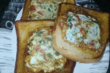 Healthy bread omlet easy recipe