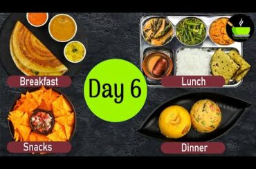 One-Day Meal Plan | Breakfast Lunch And Dinner Plan | Healthy Indian Meal Plan Day - 6 |Easy Recipes
