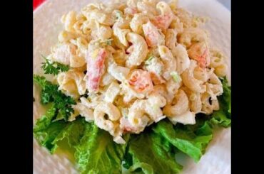 How To Make Quick And Delicious Vegetable Macaroni Salad Recipe Best Healthy Salad HomeChef Recipes