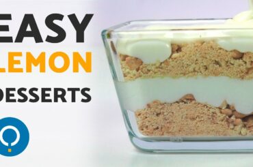 Easy lemon desserts - No bake healthy recipes