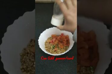 vitamin B12 rich breakfast/healthy snacks recipe/sprouts recipes