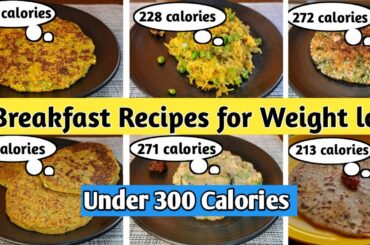 6 Healthy breakfast ideas for weight loss | weight loss recipes |Breakfast recipes |Quick recipe