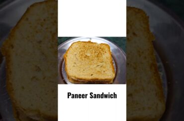 Paneer Sandwich recipe/wheat bread sandwich/ just 10 mins healthy breakfast & dinner recipe#shorts