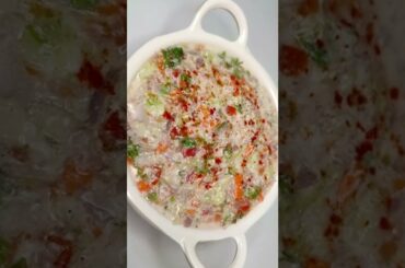 Dinner Recipe/ Healthy Lunch | #shorts | Weight Loss Diet | Vegetable Raita Recipe