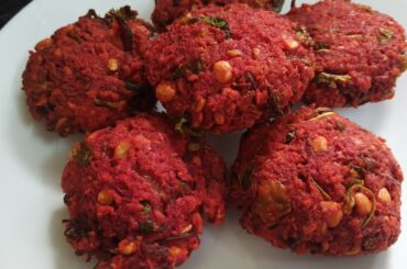 Beetroot Masala Vadai/Masala Vadai in tamil/ Healthy vadai/evening snacks recipe