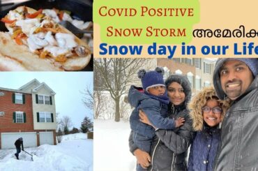 A Snow Day in our Life | Easy and Healthy Recipes | Snow Storm | Covid Positive | Life in America