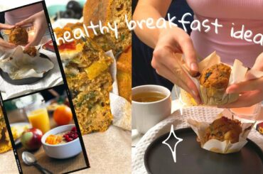 Easy Healthy Breakfast Recipe | Breakfast Muffin Recipe | Cooking ASMR