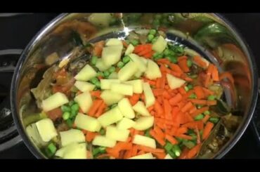 For lazy people easy recepie When you only have vegetables and rice at home.