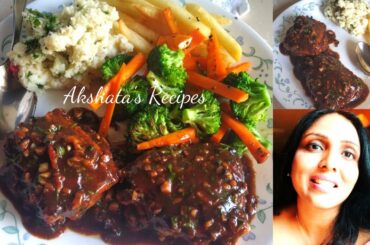 Chicken in a Wine reduced Jus|Akshata's Recipes