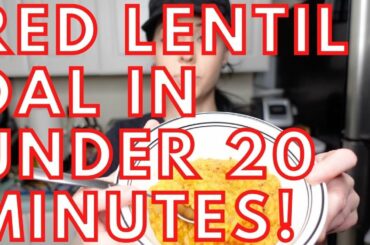 Ethan Chlebowski's Red Lentil Dal Recipe - Made by a Beginner! Easy, Healthy Dinner Under 20 Minutes