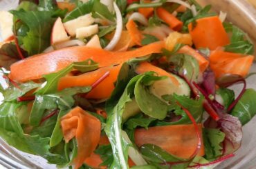 Vegetables Green Salad with Fruits! so Yummy and Healthy #salad