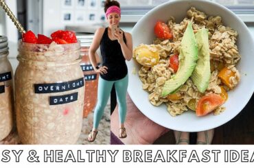 5 EASY PLANT-BASED BREAKFAST IDEAS (Great for weight Loss) // Healthy Vegan Meals