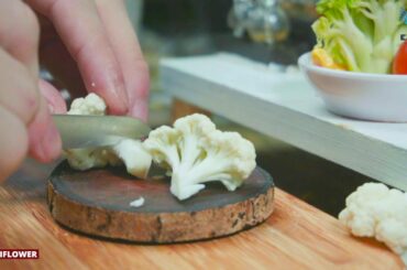 How to Make Cauliflower Garlic Butter Salad | Cauliflower Salad Recipe | Tiny Food