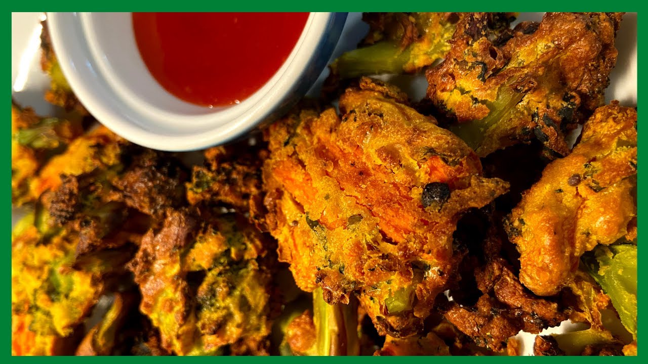 Air fryer crispy vegetable pakora in weight loss || Healthy Diet Snack recipe Air fryer crispy vegetable pakora in weight loss || Healthy Diet Snack recipe