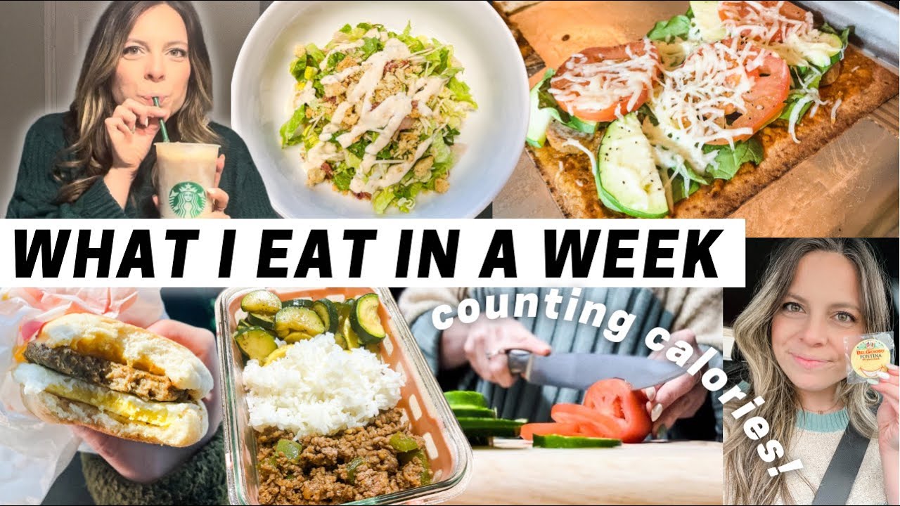 WHAT I EAT IN A WEEK counting calories! Realistic & Healthy Meals For Weight Loss! WHAT I EAT IN A WEEK counting calories! Realistic & Healthy Meals For Weight Loss!