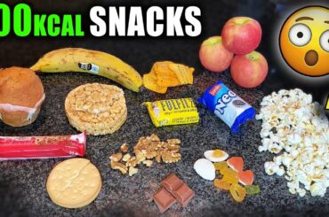 What *100 CALORIES* of different SNACKS looks like (Junk vs Healthy Foods)...... #shorts