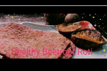 Beetroot Roti | Healthy Breakfast Recipe #Howtomakebeetrootroti #Roti