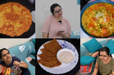 2 Quick Everyday Indian Meal Ideas | Easy & Healthy | Onion Pudla & Dalia Khichdi | vlog