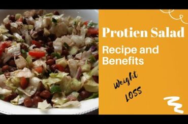 Protien salad recipe | veg protien salad | healthy diet salad for weight loss | food steams
