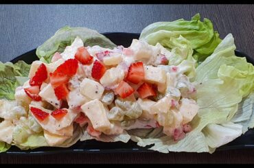 How to make simple Waldorf Salad-Healthy recipes-Weight loss recipe