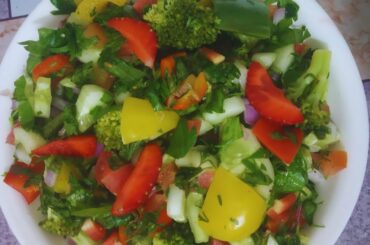 Healthy Salad Recipe | Healthy Vegetable Salad Recipe | Green Salad | #healthysalad
