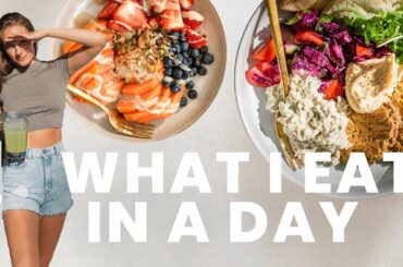 what I eat in a (productive) day / easy & healthy vegan meals
