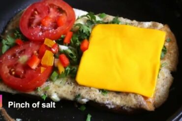 HOW TO MAKE ONE PAN EGG TOAST|CHEESE SANDWICH |EGG SANDWICH |HEALTHY BREAKFAST IDEAS