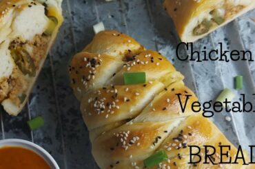 Chicken & Vegetable Bread Recipe. Healthy Chicken Bread Recipe. New Style of Chicken Bread Recipe.