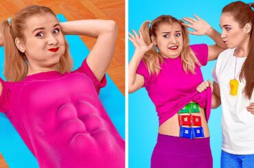 HOW TO SNEAK SNACKS EVERYWHERE AT SCHOOL || Fun Sneak Food DIY School Supplies by 123 GO! SCHOOL