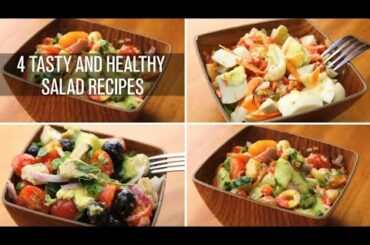 4 HEALTHY salad recipes for weight loss, healthy recipes, salad recipes