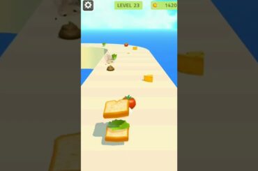 sandwich runner - gameplay walkthrough - all levels (ios android)#shorts#sandwichrunner #gameplay