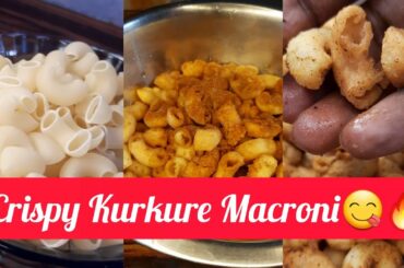 Crispy Kurkure Macroni | New Style Evening Snacks | Unique Snacks Recipe | Tea Time Snacks |#shorts